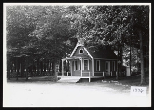 Asbury Grove office, near the Circle at So. Hamilton, Mass, at corner of Central Ave. in the Grove