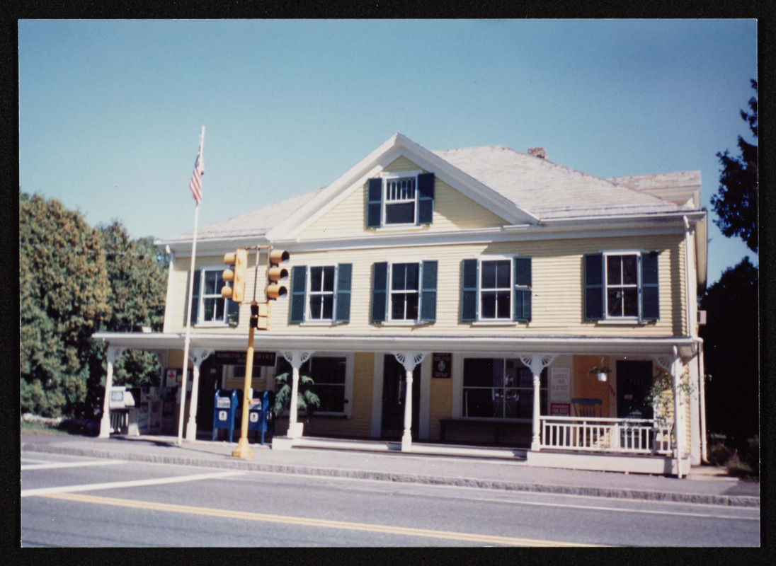 Renovated post office building, previously part post office, Daley's Market, antiques