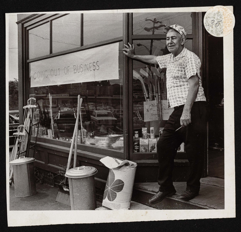 Hamilton hardware store, business, Hovey Humphrey Digital Commonwealth