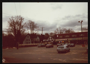 Depot Square, Hamilton, Mass, looking toward Walnut Rd. shopping center