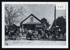 Milk exchange, corner of Highland and Asbury, June 1906