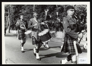 Clan Wallace Band, Memorial Day Parade, May 1969, Bay Rd., Hamilton, Mass