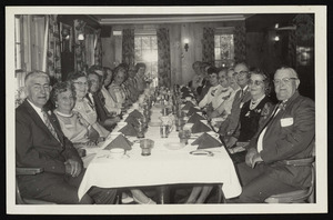 Anniversary celebration, reunion class of 1925 H.H.S at the Marguery in Ipswich
