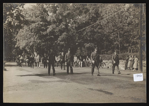 Memorial Day, police dept., Bay Road, across from town hall, circa 1938
