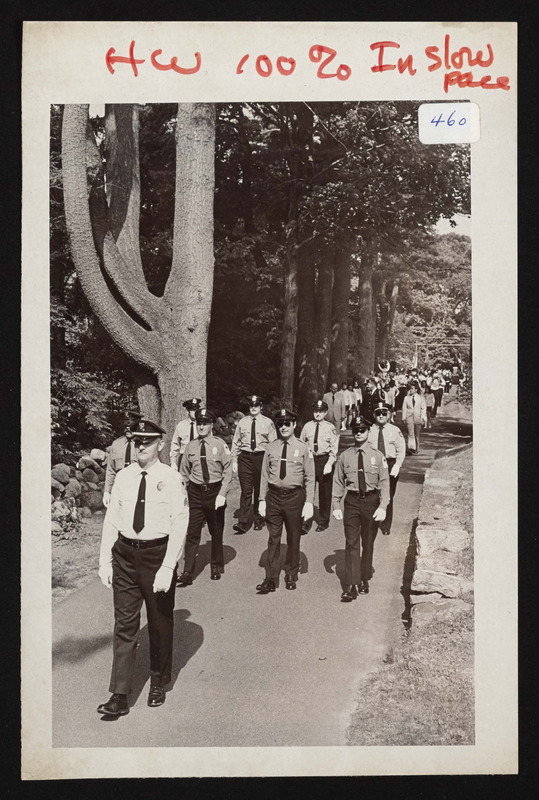 Police department leading Memorial Day Parade