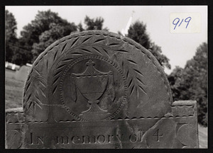 Gravestone with goblet