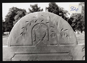 Gravestone with goblet