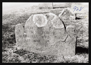 Here lies the body of Mr. Robert Quarles who died September the 7, 1730, in the 55 year of his age