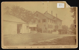 Chebacco house, Hamilton, Mass, Alonzo L. Whipple, on road to Manchester between Beck's pond and Chebacco Lake, circa 1885