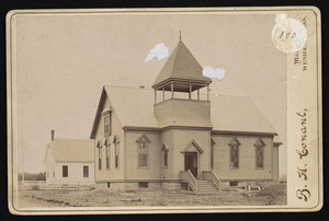 Union Church, later the Methodist Church, on Railroad Ave., So. Hamilton