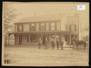 The village store and post office, circa 1889, 587 Bay Road
