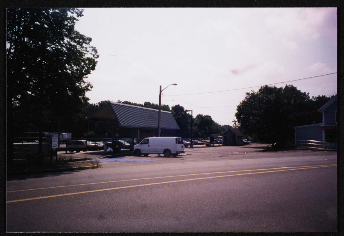 Scene in Depot Square around railroad station