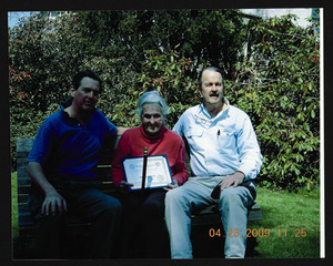 Angela Winthrop, Fred Winthrop, Boston Post cane, April 4, 2009