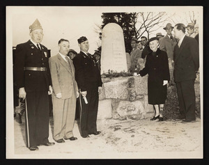 May 1951 dedication of the Liberty Road Markers