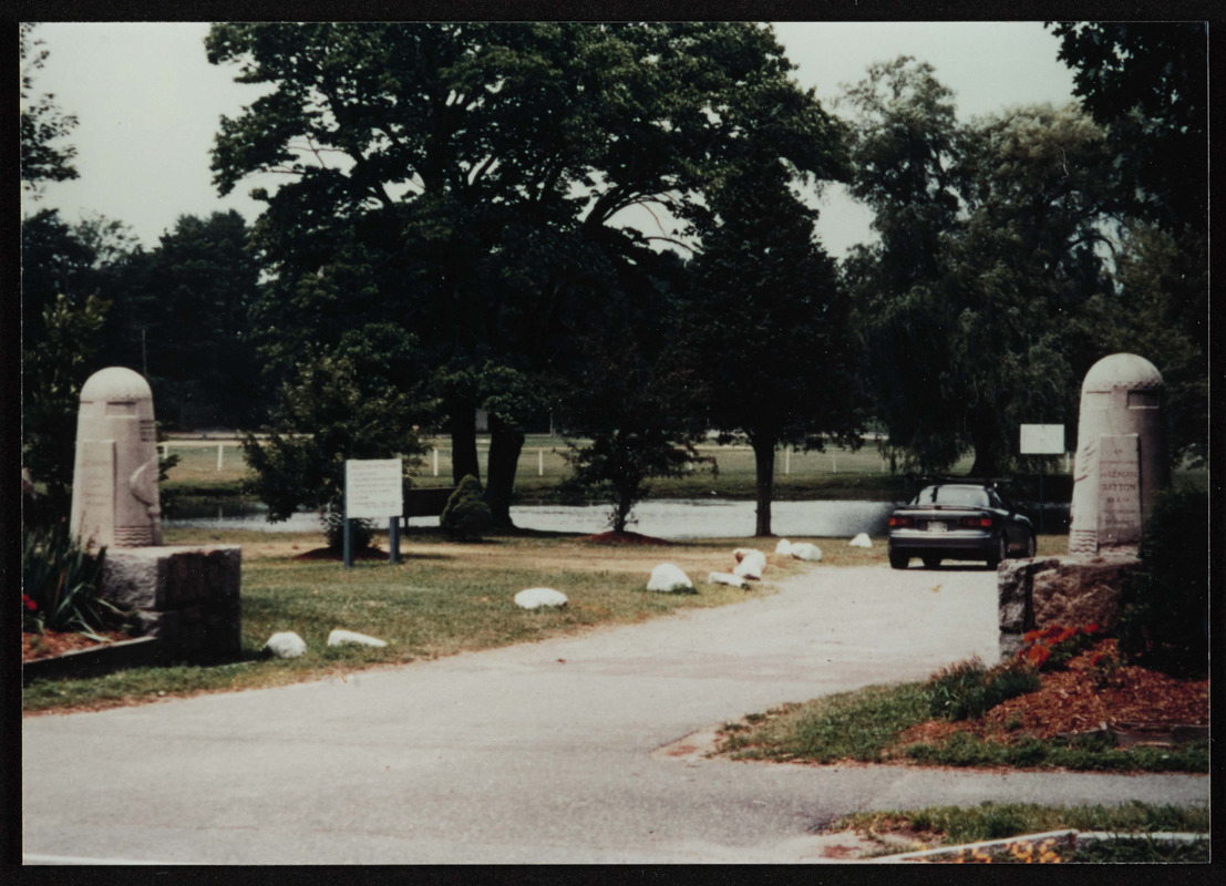 Entrance to Patton Park Digital Commonwealth