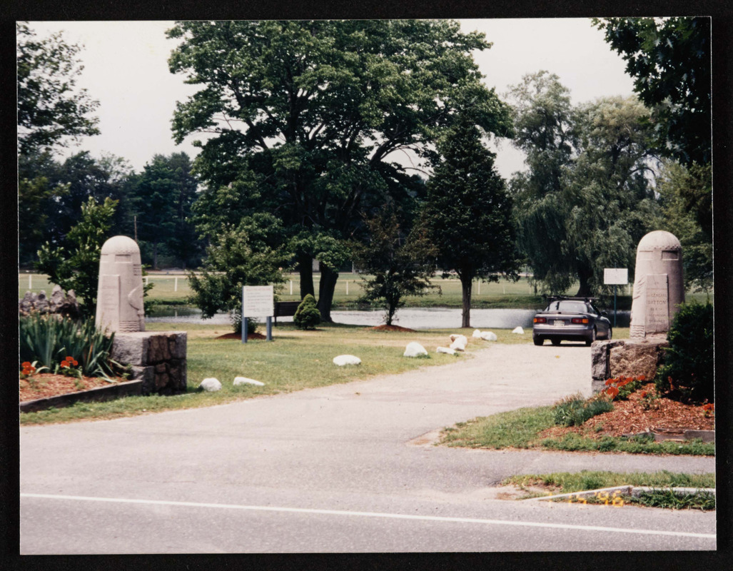 Entrance to Patton Park Digital Commonwealth