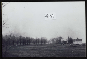 Showing barn on the right which burned when the March 1910 fire skipped Main Street, fire was stopped here