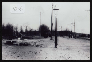 March 1910 fire, corner Willow and Asbury Streets