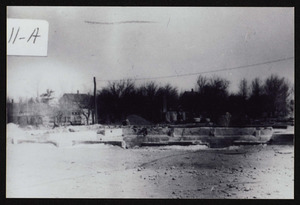 March 1910 fire showing devastation where fire started at corner of Mill and Willow Streets