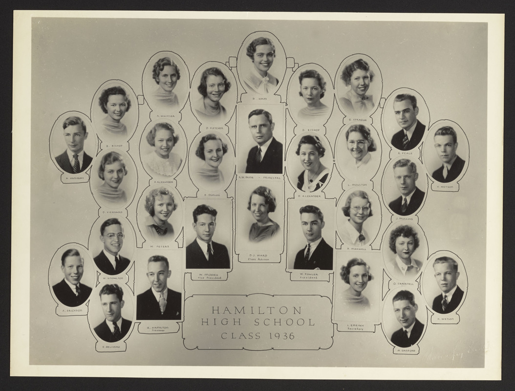 Hamilton High School, Class 1936