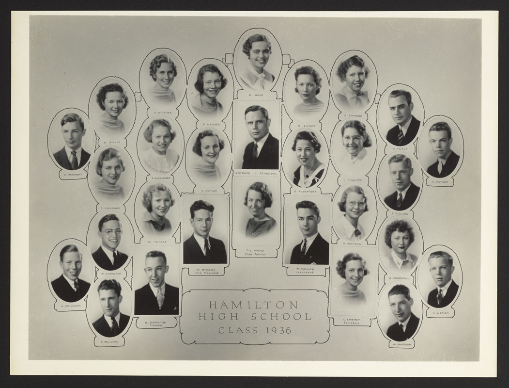 Hamilton High School, Class 1936