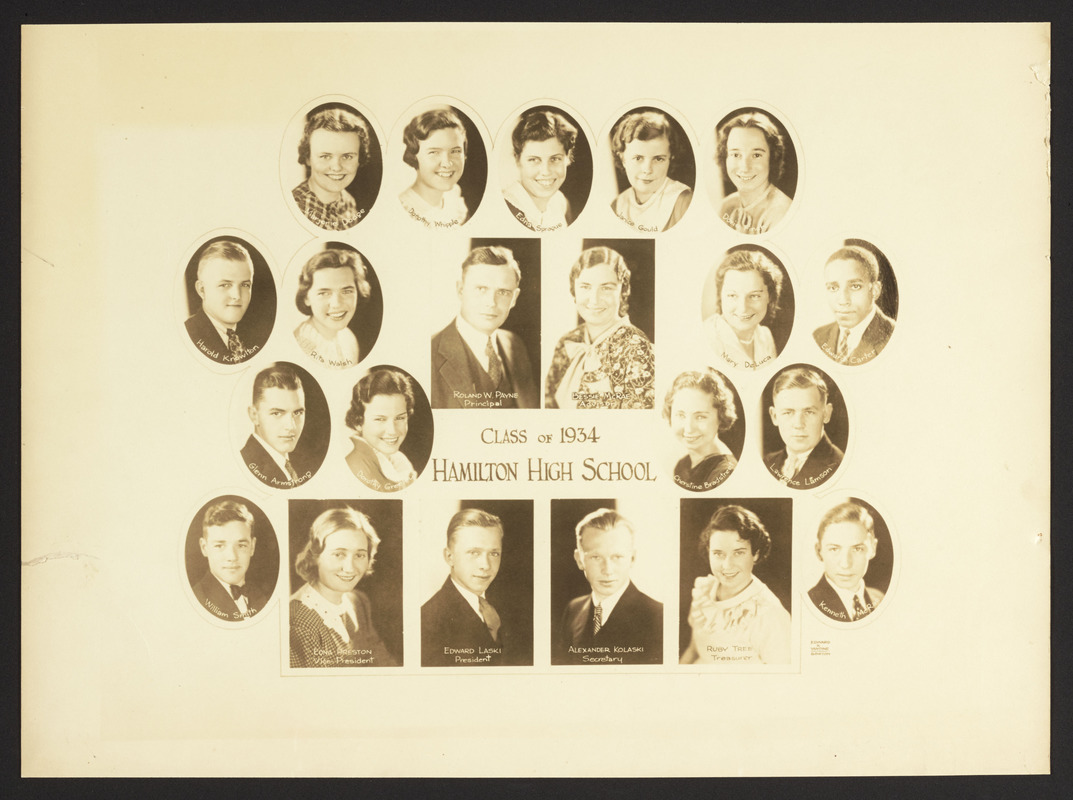 Class of 1934, Hamilton High School