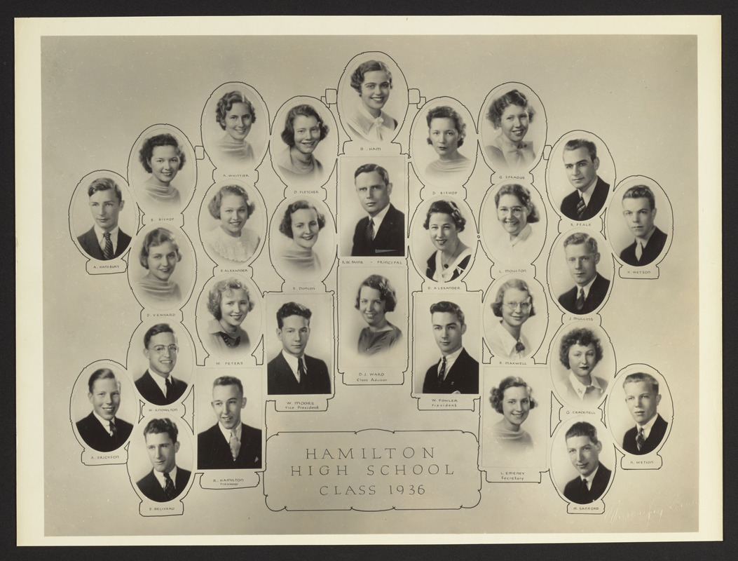 Hamilton High School, Class 1936