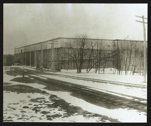 C.W. Means, ice house, February 1929