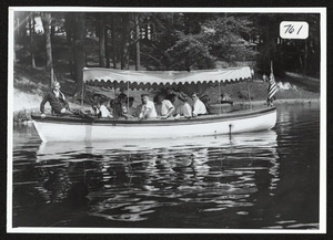 Pleasure Boat, Perkin's motor boat, on Idlewood Lake, Wenham, Mass.