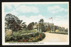 Entrance, Idlewood Lake Grove, Hamilton, Mass.