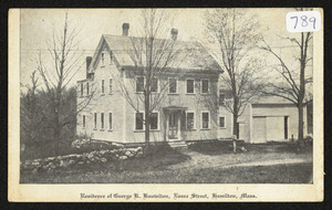 Residence of George K. Knowlton, Essex Street, Hamilton, Mass