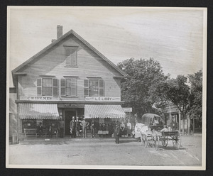 C.R. Holmes, Lester E. Libby depot store and p.o., Bay Rd., So. Hamilton, Mass.
