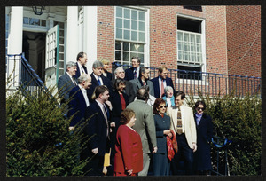 Opening of time capsule, March 8, 2000