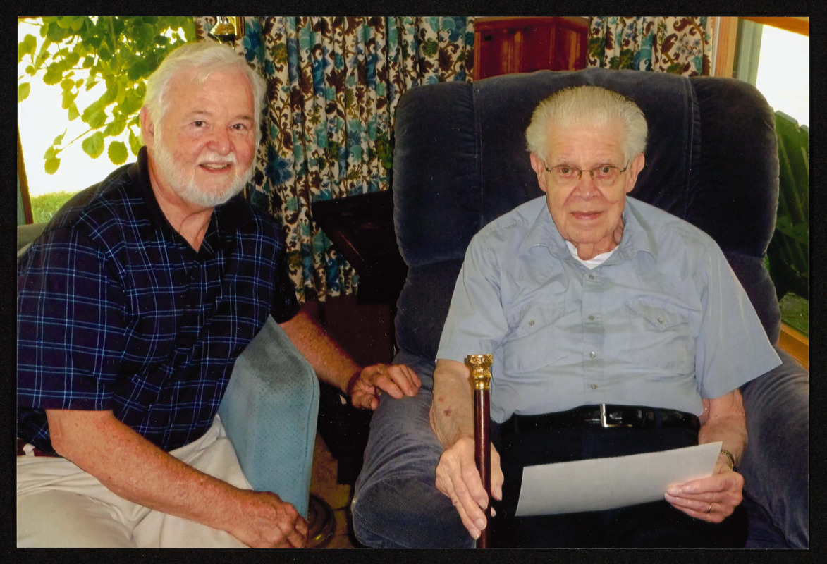 Albert D. Coonrod, age 95, got Boston Post Cane, August 23, 2011