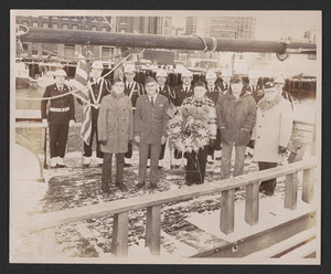 Hamilton group at Boston Harbor, c. Nov.1982