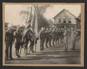 Augustus P. Gardner Post 194 American Legion, Depot Square, So. Hamilton, Mass., start of Memorial Day exercises, about 1925