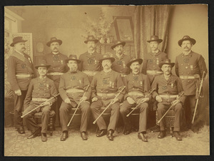 Officers of Theodore Winthrop Post 35. Dept. of Massachusetts, GAR 1888