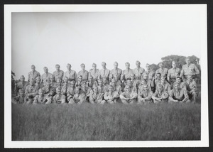 Company picture, 13 July 1944, 15th co. 24th inf. Mass. State Guard, Hamilton and Wenham