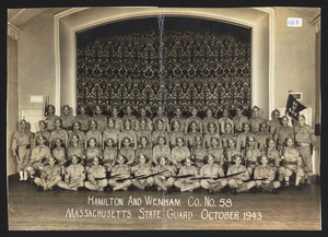 Hamilton and Wenham Co. No. 58, Massachusetts State Guard, October 1943