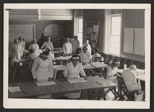 Work being done at the community house, Hamilton, MA, January 1941