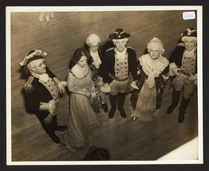 Covered wagon departure ball, December 1937, Hamilton Town Hall