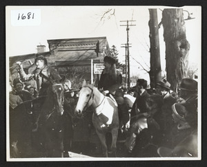 Reenactment of trek to Ohio, Bay Road, 1937