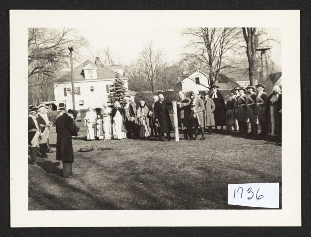 Cov. wag. dep., tree planting at town hall