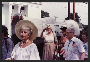 1987 enactment in front of Congregational Church