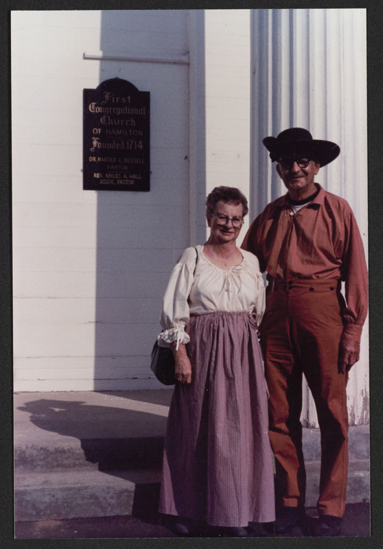 Joe Forrest and wife, one of the men from 1937 trek