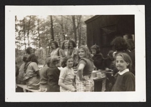 Hamilton Troop 1 Girl Scouts, camping