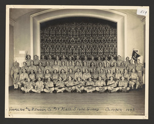 Hamilton and Wenham Co. 58 Mass State Guard, October 1943