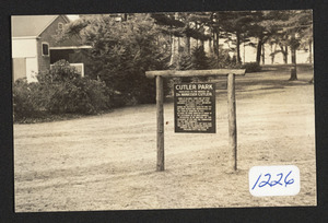 Cutler Park, Bay Rd, 1937