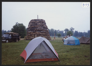 Site of the June 20, 1993 Bicentennial Bonfire built by Troop 35, BSA Hamilton, MA