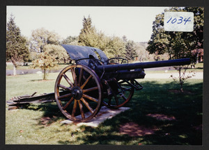 Patton Park, World War I cannon